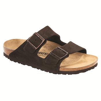 Dámské Arizona Birkenstock Semišové Taupe | CZ 53SGL